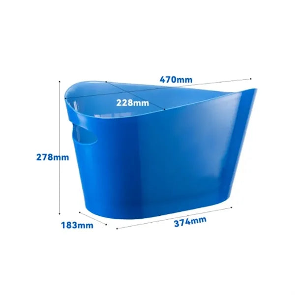 8L Durable Acrylic LED Ice Bucket with Custom Logo