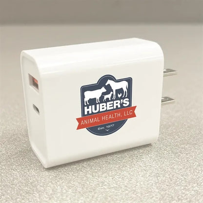18 Watt Type C and USB Wall Adaptor