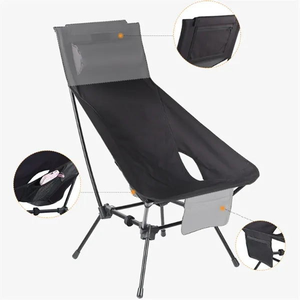 Adjustable Folding Outdoor Beach Moon Lounge Chair