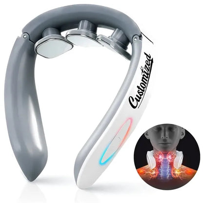 Smart Neck Massager W/ Heat and Multi-Mode Pulse Function