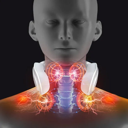 Smart Neck Massager W/ Heat and Multi-Mode Pulse Function