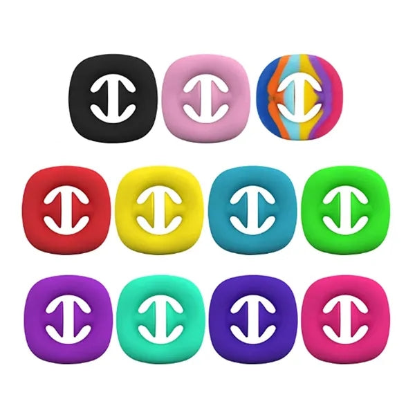 Silicone Stress Relief Hand Grip Toy with Custom Logo