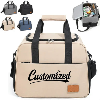 Insulated Picnic Lunch Cooler Tote Bag with Shoulder Strap