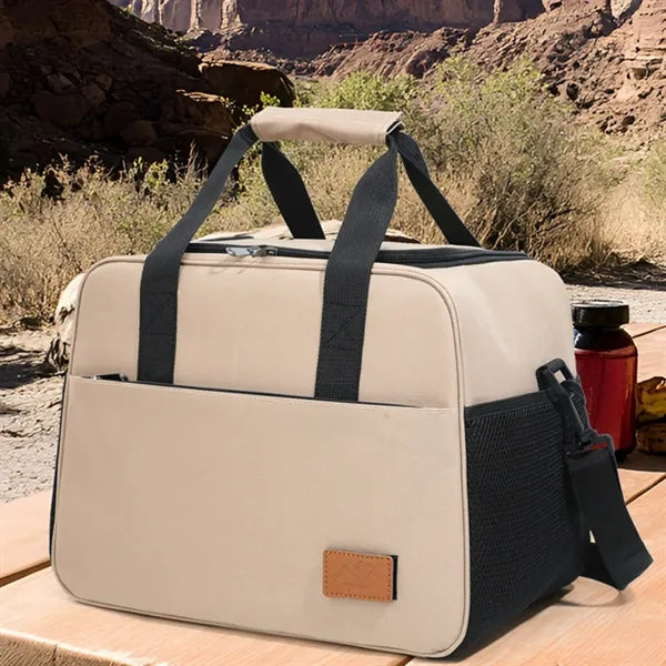 Insulated Picnic Lunch Cooler Tote Bag with Shoulder Strap