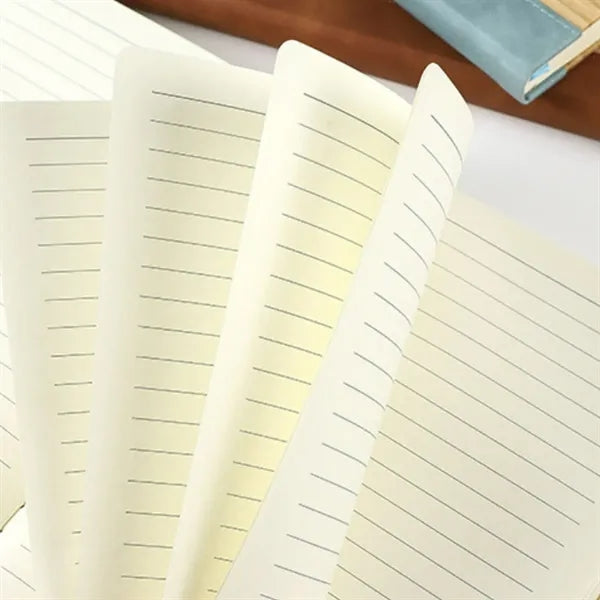 A5 Bamboo Cover Business Notebook with Magnetic Closure