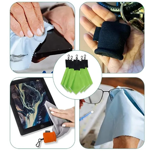 Microfiber Cleaning Cloth with Clip