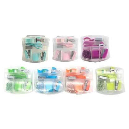 Mini Office Stationery Set W/ Stapler Accessories in Case