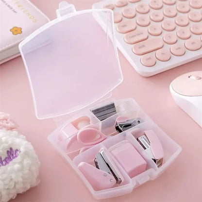 Mini Office Stationery Set W/ Stapler Accessories in Case