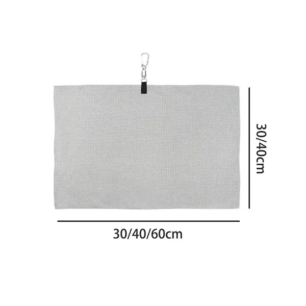 Magnetic Waffle Golf Towel with Clip