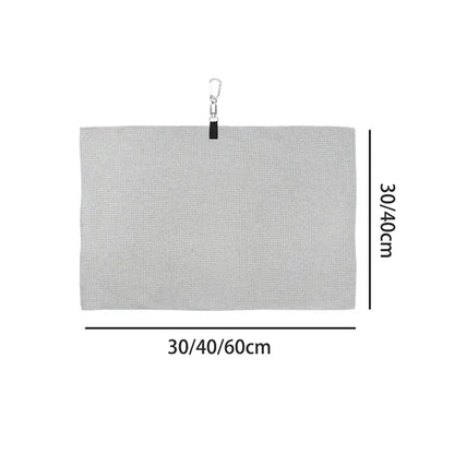 Magnetic Waffle Golf Towel with Clip