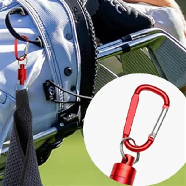 Magnetic Waffle Golf Towel with Clip