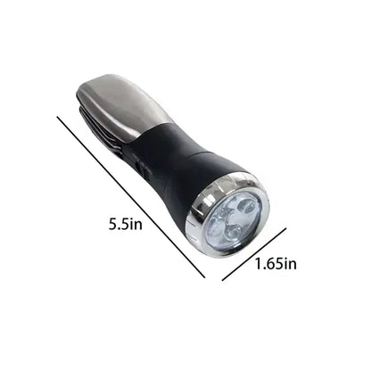 Multi-Function LED Flashlight & Red Light w/ Tool Set