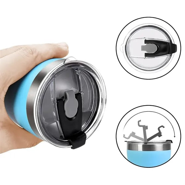 8oz Insulated Tumbler with Straw