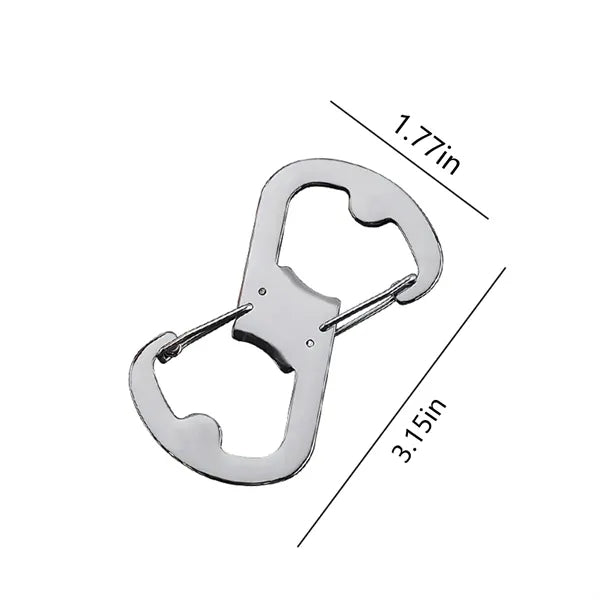 Hiking Buckle Opener Keychain