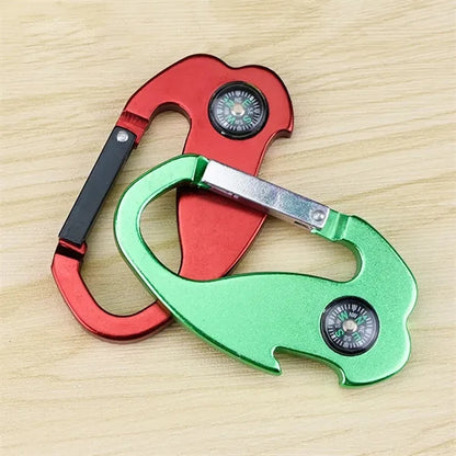 Compass Bottle Opener Keychain