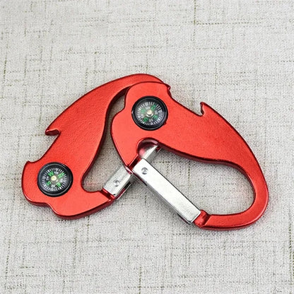 Compass Bottle Opener Keychain