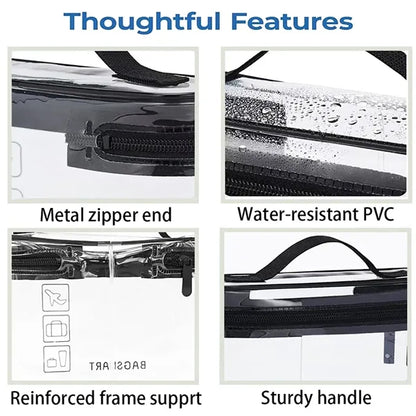 Portable Waterproof Toiletry Cosmetics Bag