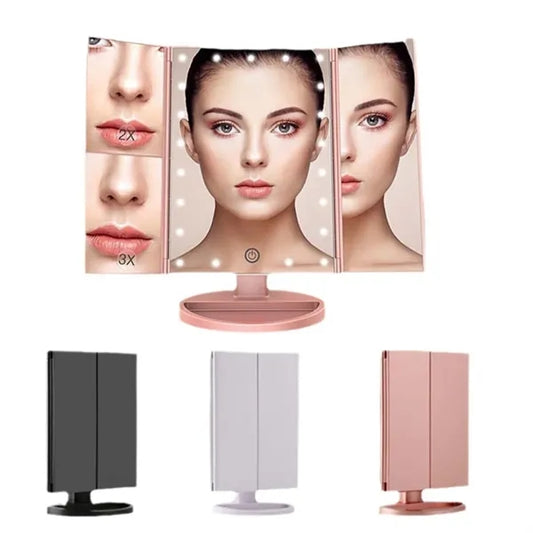 Light Fold Led Cosmetic Mirror