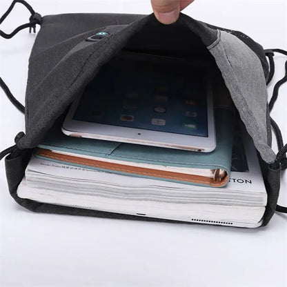 Shoulder Drawstring Sports Backpack