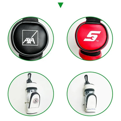 Compact Golf Ball Holder Pouch Sets