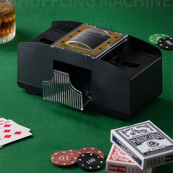 Travel home casino poker bridge game automatic card shuffler
