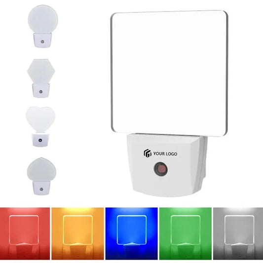 Bedroom hallway kitchen plug in LED night light with sensor