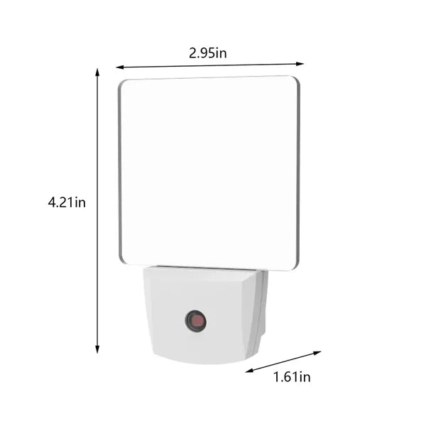 Bedroom hallway kitchen plug in LED night light with sensor