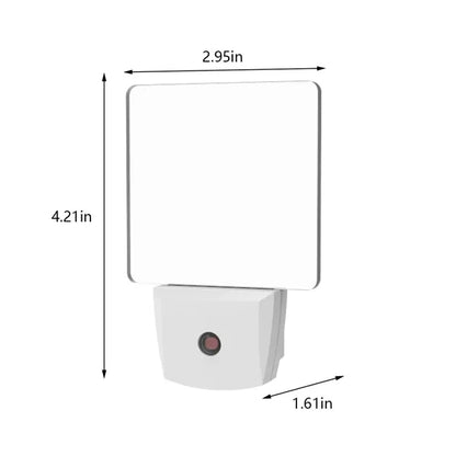Bedroom hallway kitchen plug in LED night light with sensor