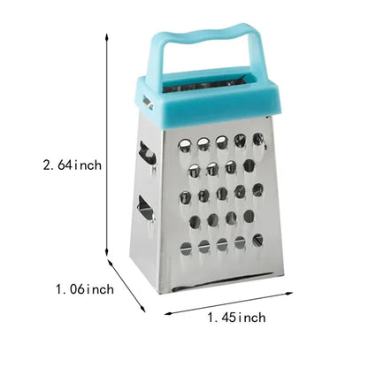 Portable Four-sided Stainless Steel Cheese Vegetable Grater