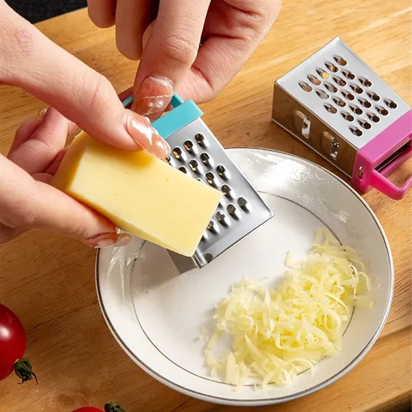 Portable Four-sided Stainless Steel Cheese Vegetable Grater
