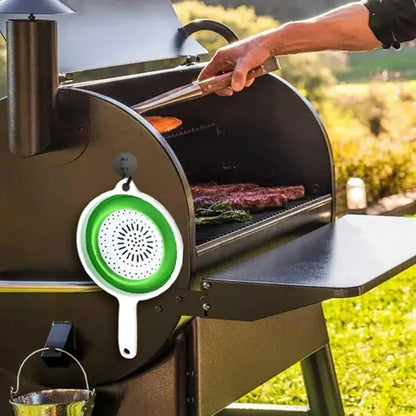 Foldable Kitchen Strainer with Handle Custom Logo