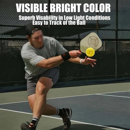 Outdoor sports 26 holes elastic durable pickleball balls