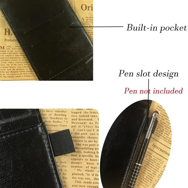PU  Leather  Calculator Notepad