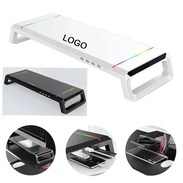Computer Stand Riser Fold Desk with Usb Port