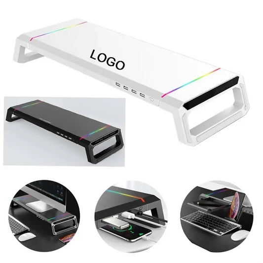 Computer Stand Riser Fold Desk with Usb Port