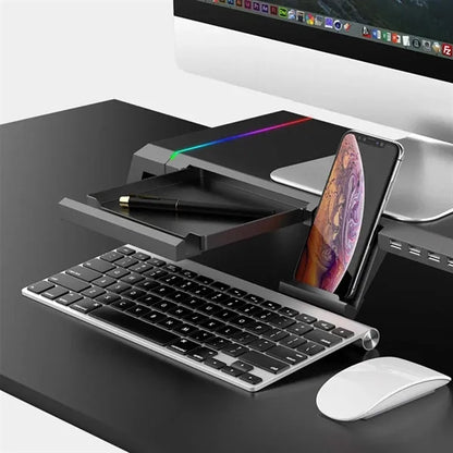 Computer Stand Riser Fold Desk with Usb Port