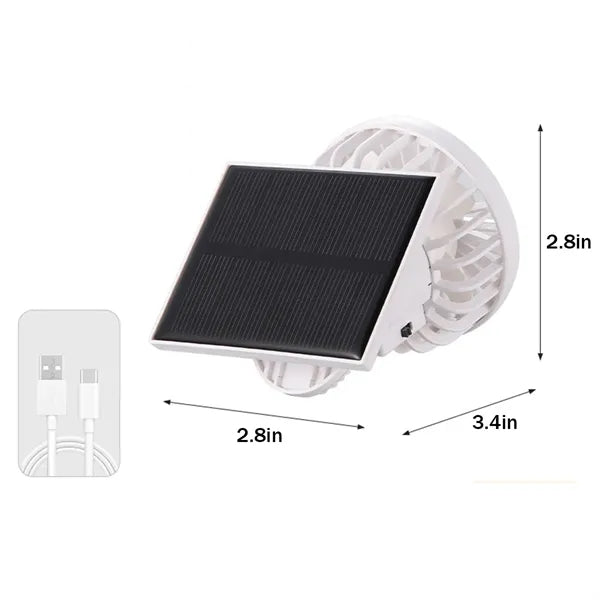 Portable Clip On Solar Fan