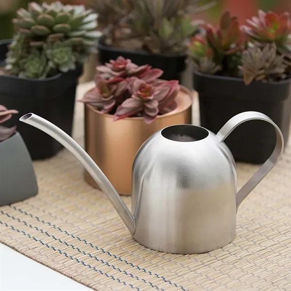 Garden indoor plants long spout stainless steel watering can