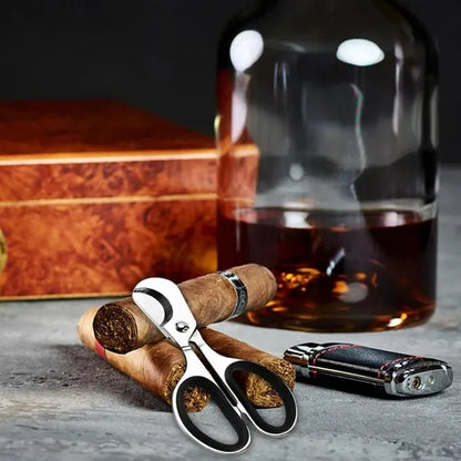 Stainless Steel Tobacco Cigar Scissors Cutter