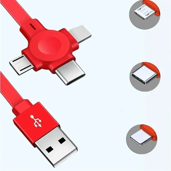 3 in 1 Charging Cable with Phone Stand