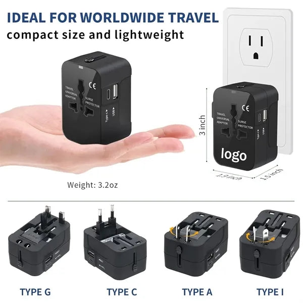 All in One Worldwide Travel Adapter Power Converters