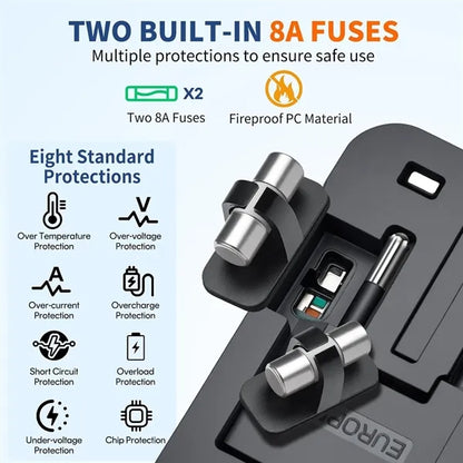 All in One Worldwide Travel Adapter Power Converters