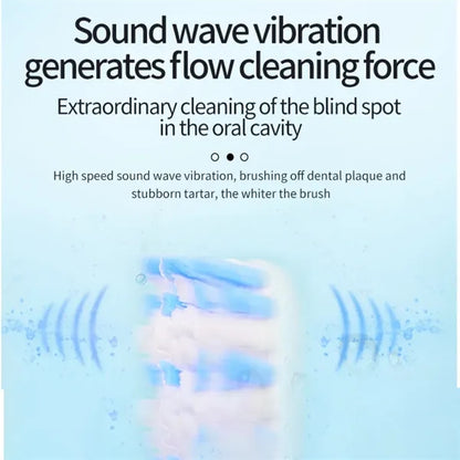 6 Modes Ultrasonic Electric Travel Toothbrush With Case