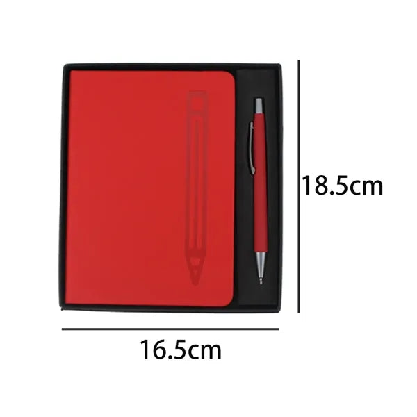 Notebook and Pen Gift Set with Magnetic Slot