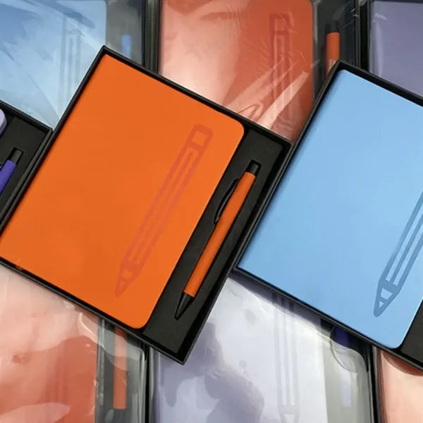 Notebook and Pen Gift Set with Magnetic Slot