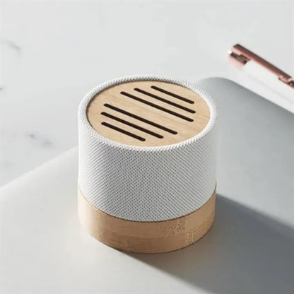 Bamboo Bluetooth Speaker with RPET Fabric Cover