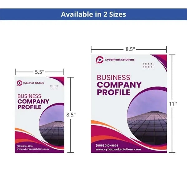 Booklets - Vertical (8.5" x 11")