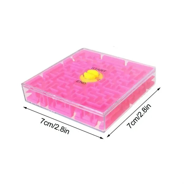 Plastic Maze Puzzle Game Cube with Start End Track