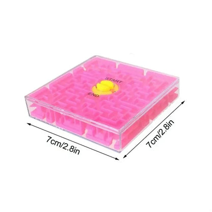Plastic Maze Puzzle Game Cube with Start End Track