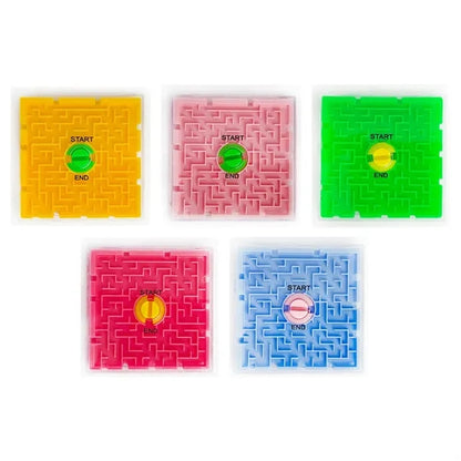 Plastic Maze Puzzle Game Cube with Start End Track